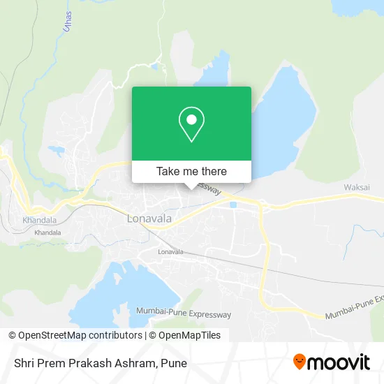 Shri Prem Prakash Ashram map