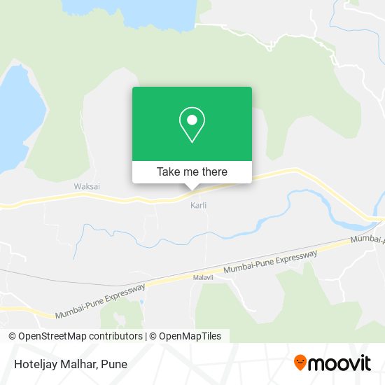 Hoteljay Malhar map