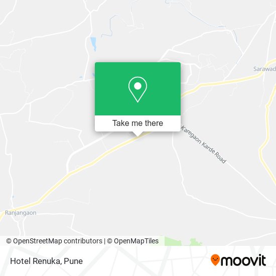 Hotel Renuka map