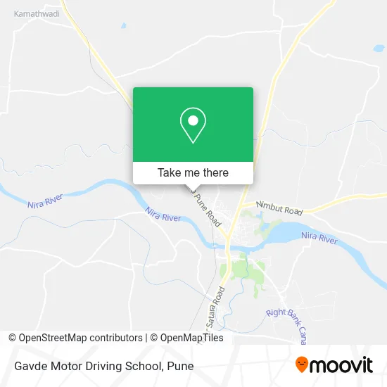 Gavde Motor Driving School map