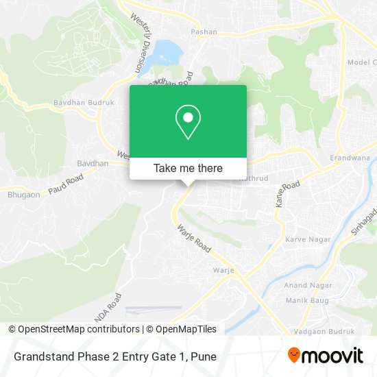 Grandstand Phase 2 Entry Gate 1 map