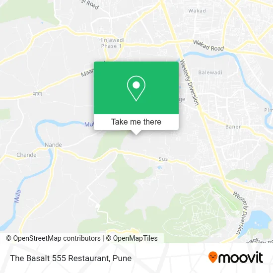 The Basalt 555 Restaurant map
