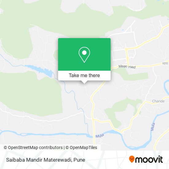 Saibaba Mandir Materewadi map
