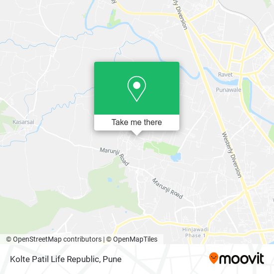 Kolte Patil Life Republic map