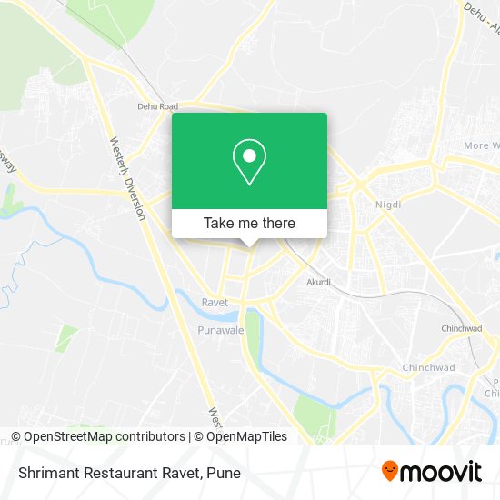 Shrimant Restaurant Ravet map