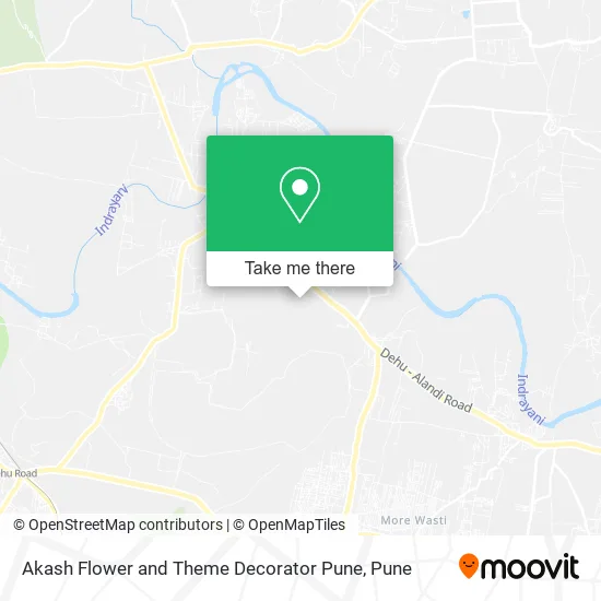 Akash Flower and Theme Decorator Pune map