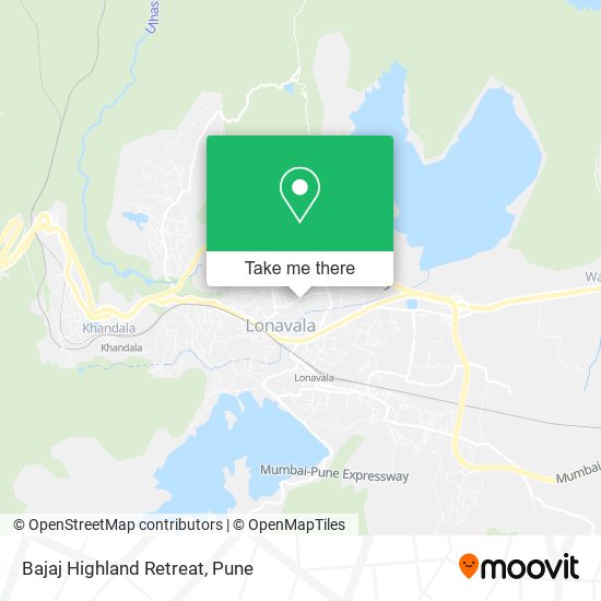 Bajaj Highland Retreat map