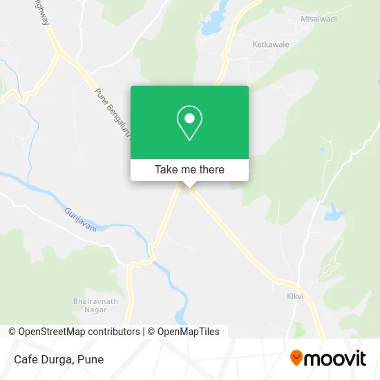 Cafe Durga map