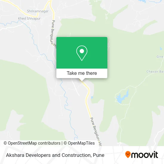 Akshara Developers and Construction map
