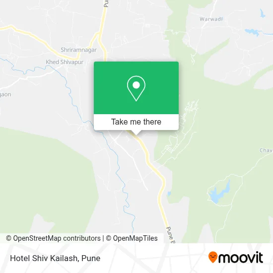 Hotelshiv Kailash map