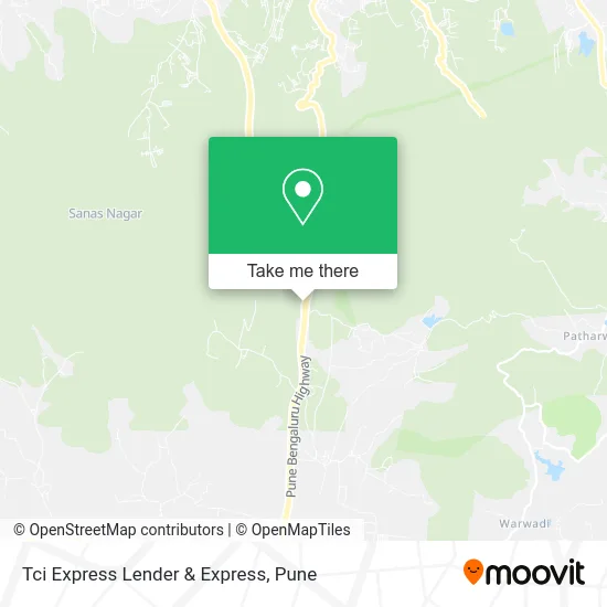 Tci Express Lender & Express map