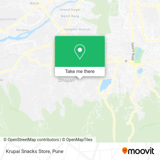 Krupai Snacks Store map