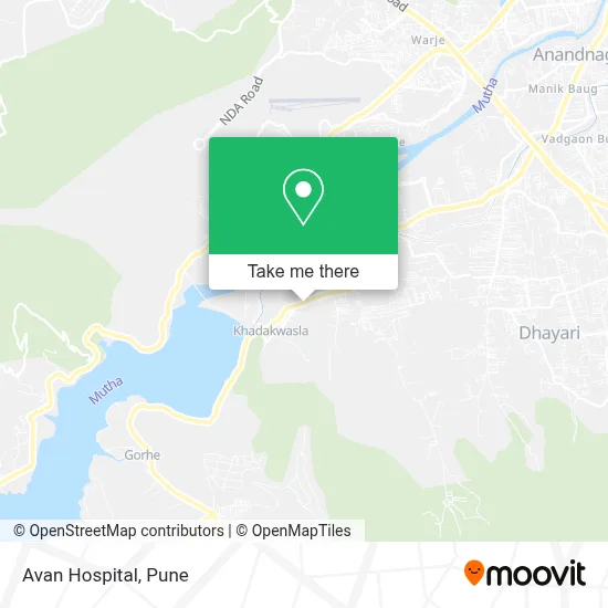 Avan Hospital map