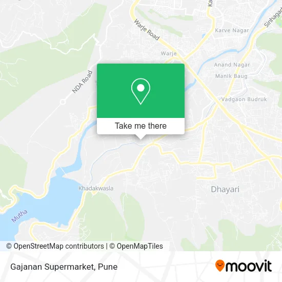 Gajanan Supermarket map