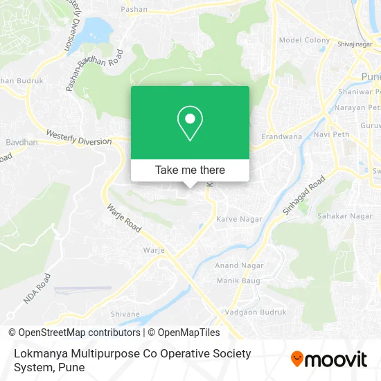 Lokmanya Multipurpose Co Operative Society System map