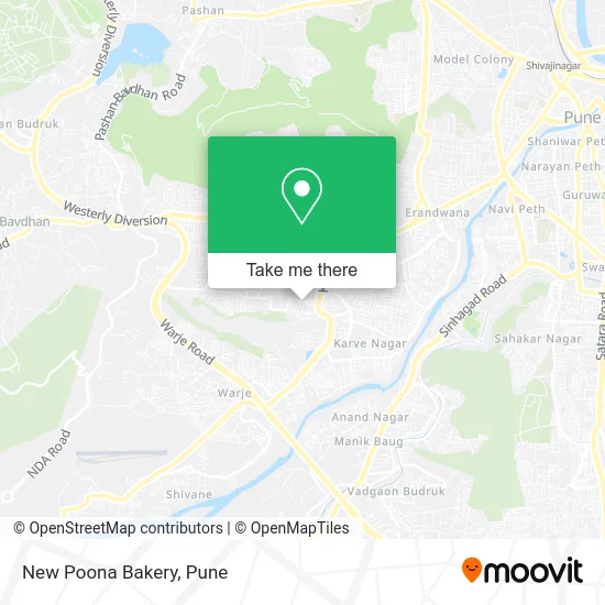 New Poona Bakery map