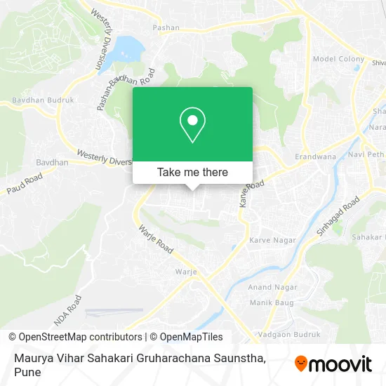 Maurya Vihar Sahakari Gruharachana Saunstha map