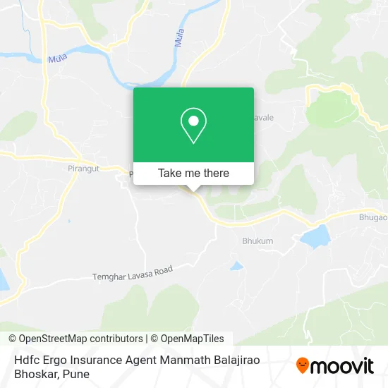 Hdfc Ergo Insurance Agent Manmath Balajirao Bhoskar map