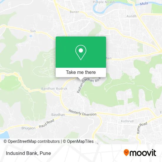 Indusind Bank map