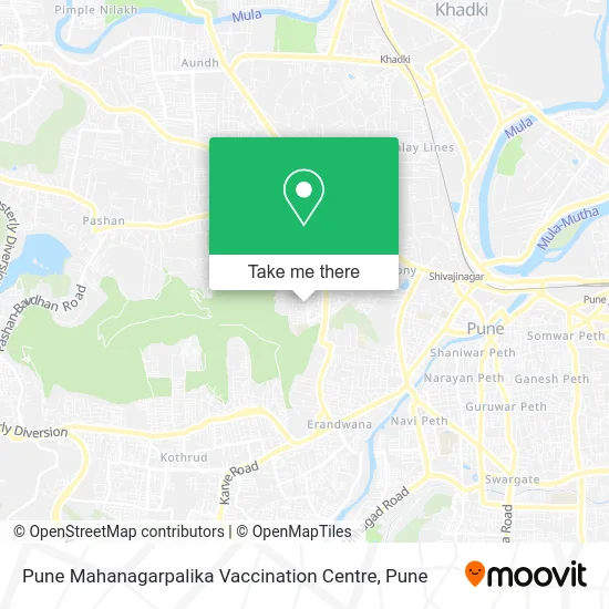 Pune Mahanagarpalika Vaccination Centre map