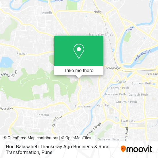 Hon Balasaheb Thackeray Agri Business & Rural Transformation map