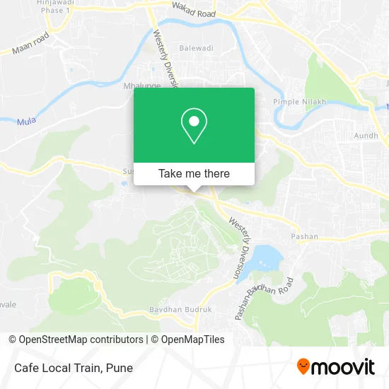 Cafe Local Train map