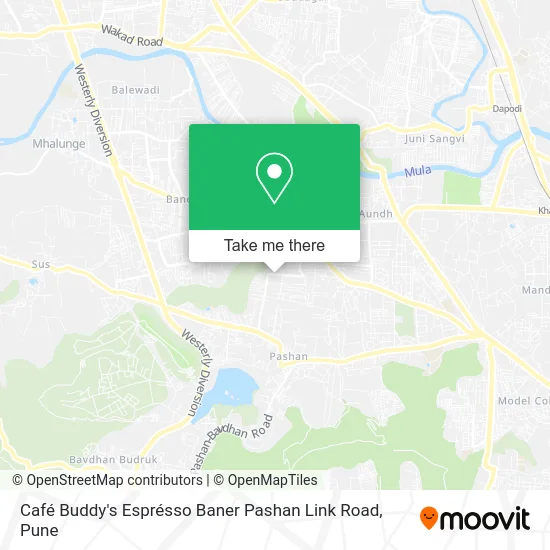 Café Buddy's Esprésso Baner Pashan Link Road map