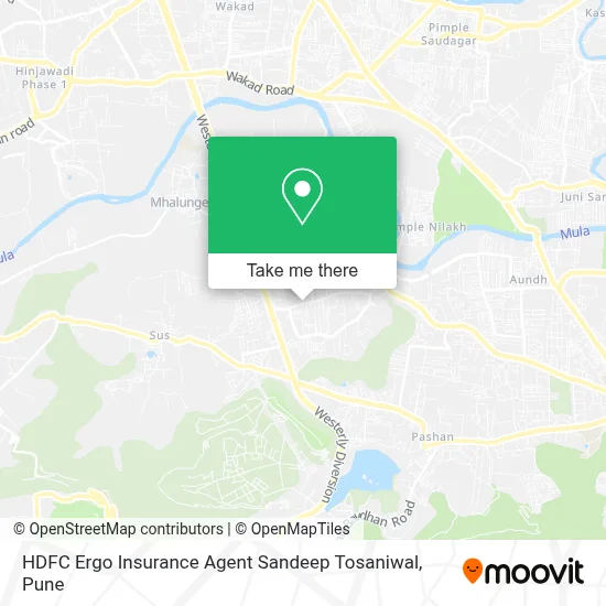 Hdfc Ergo Insurance Agent Sandeep Tosaniwal map