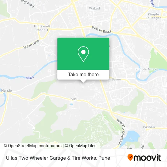 Ullas Two Wheeler Garage & Tire Works map