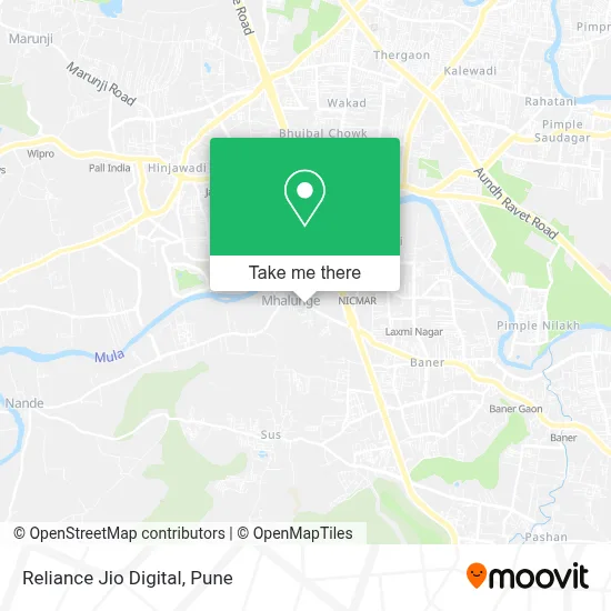 Reliance Jio Digital map