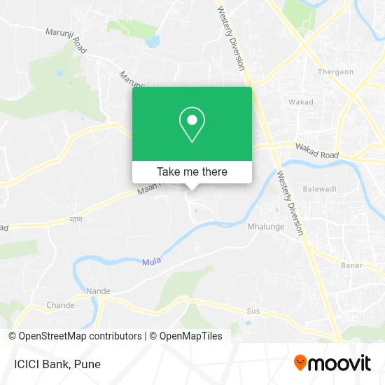 ICICI Bank map