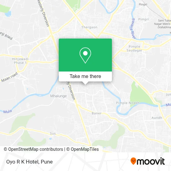 Oyo R K Hotel map