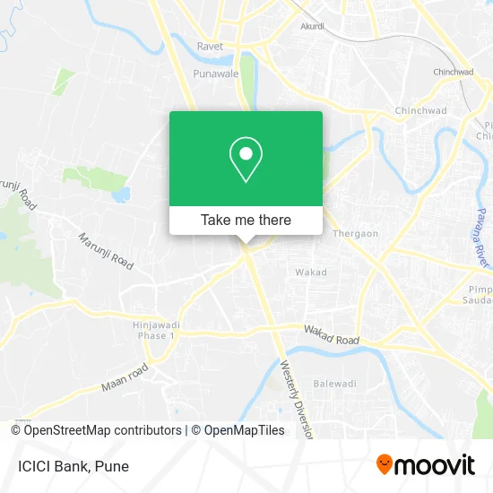 ICICI Bank map