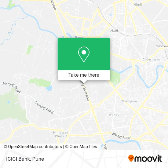 ICICI Bank map