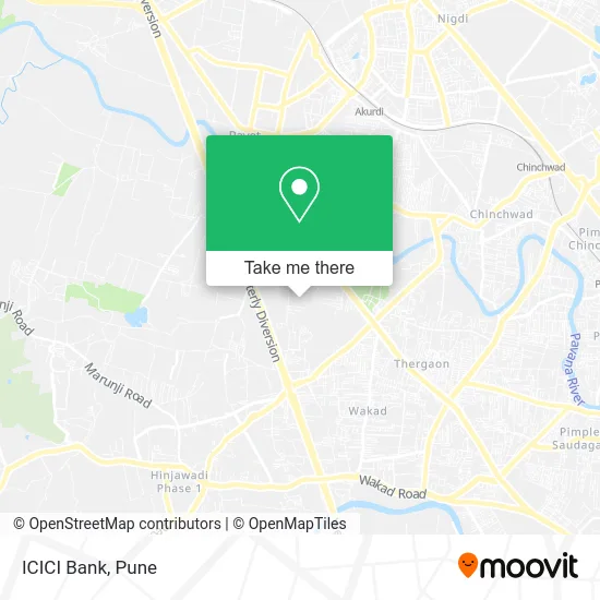 ICICI Bank map