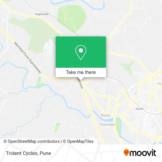 Trident Cycles map