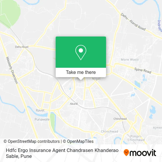 Hdfc Ergo Insurance Agent Chandrasen Khanderao Sable map