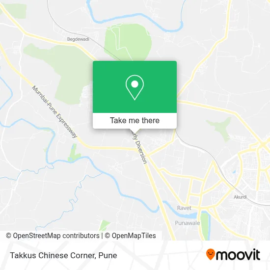 Takkus Chinese Corner map