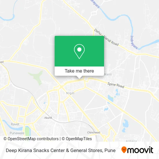 Deep Kirana Snacks Center & General Stores map