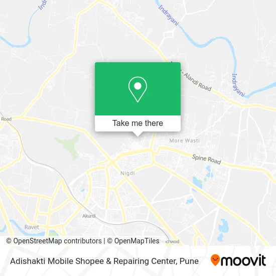 Adishakti Mobile Shopee & Repairing Center map
