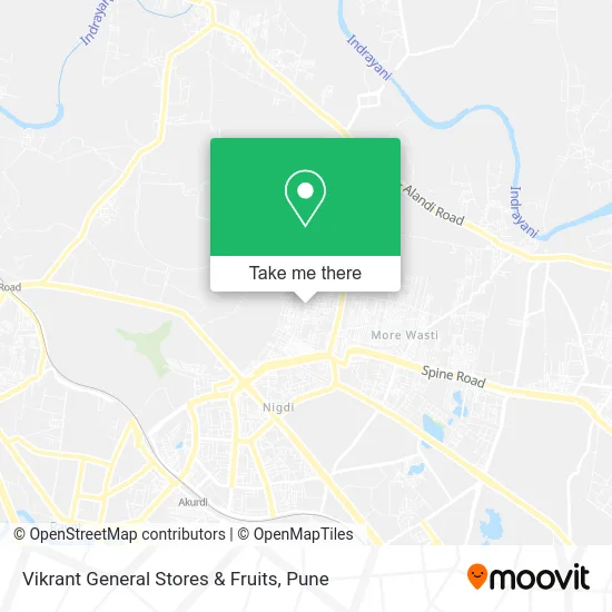 Vikrant General Stores & Fruits map