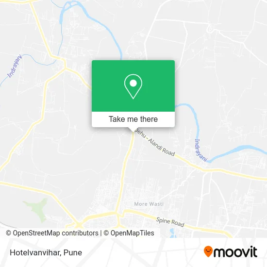 Hotelvanvihar map