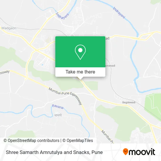 Shree Samarth Amrutulya and Snacks map