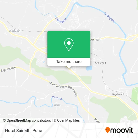 Hotelsainath map