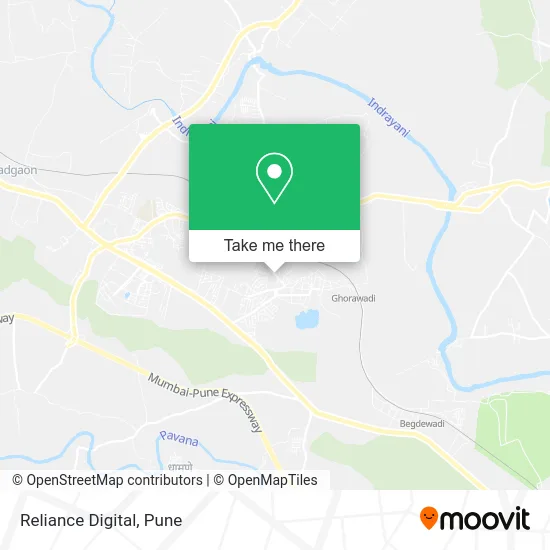 Reliance Digital map