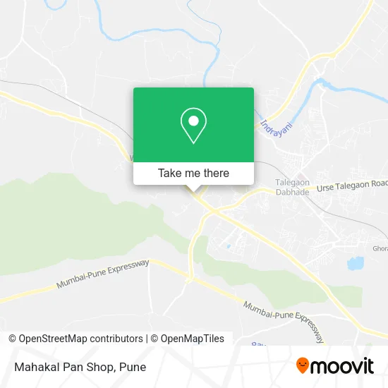 Mahakal Pan Shop map