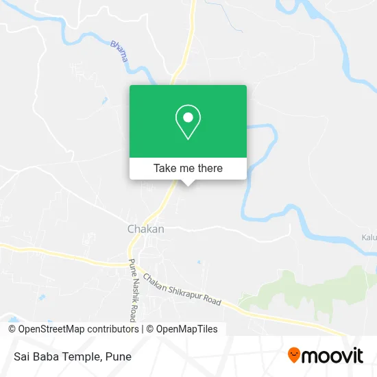Sai Baba Temple map