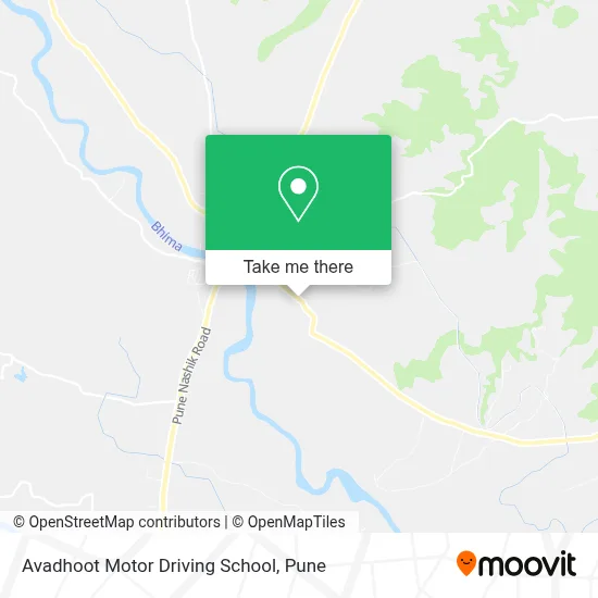 Avadhoot Motor Driving School map