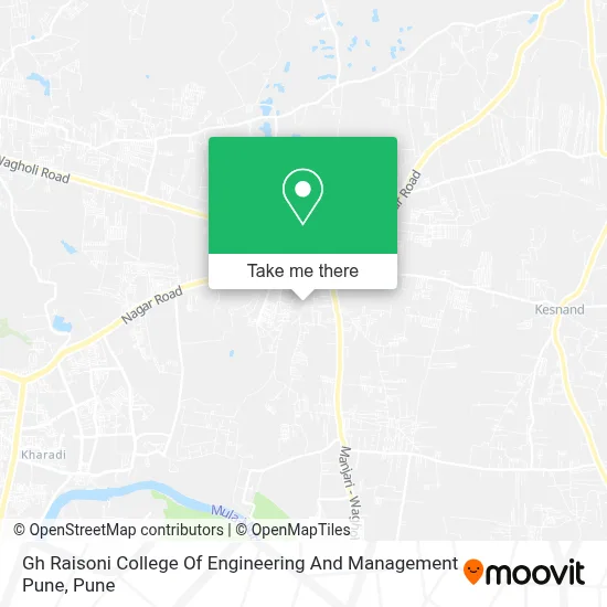 Gh Raisoni College Of Engineering And Management Pune map