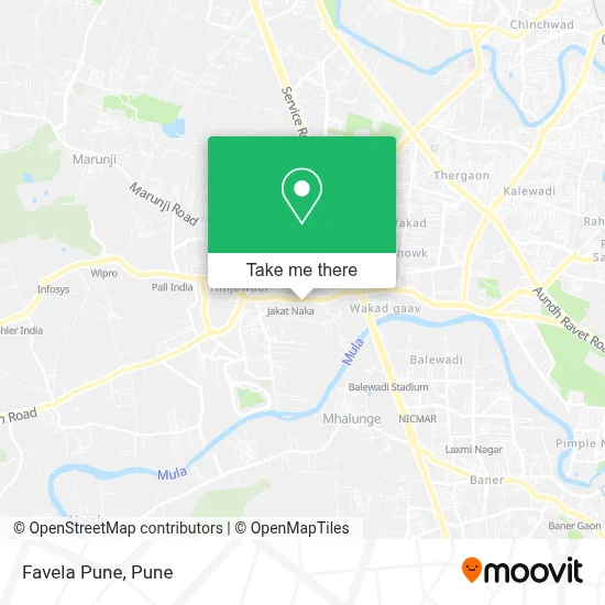 Favela Pune map